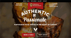 Desktop Screenshot of madeirarestaurante.co.uk